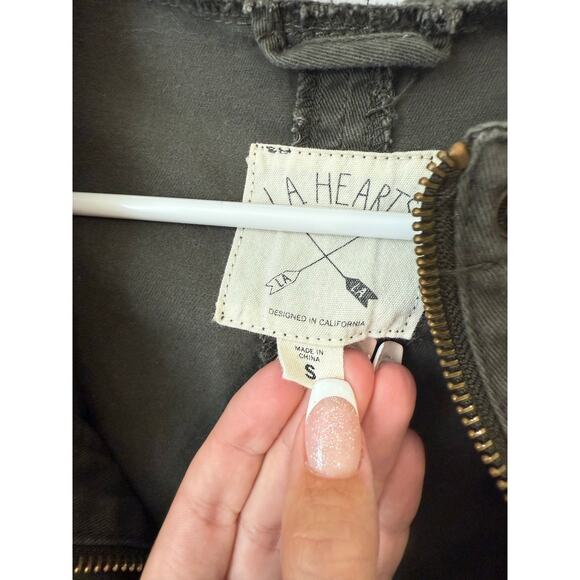 LA Hearts Utility Jacket Army Green Size S - Picture 4 of 5